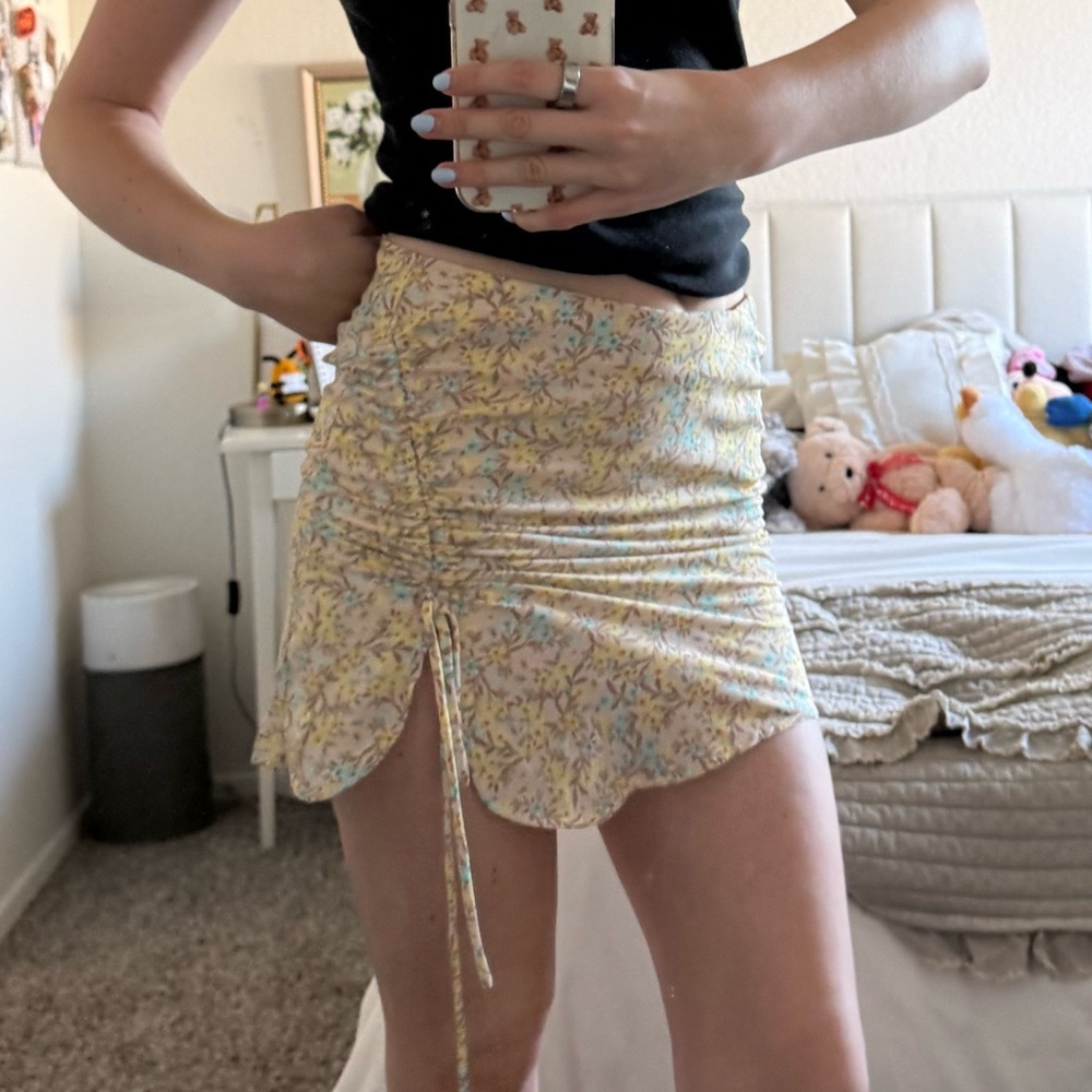 Pacsun Floral Skirt